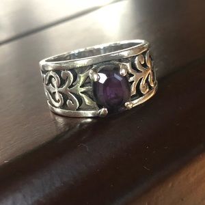 James Avery Adoree Ring with Amethyst